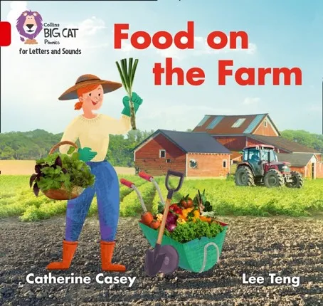FOOD ON THE FARM (SET 3) -NON-FICTION-RED - BAND 2B