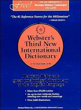 WEBSTER'S THIRD NEW INTERNATIONAL
