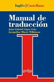 MANUAL DE TRADUCCION INGLES-CASTELLANO