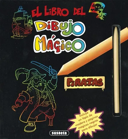 El libro del dibujo mágio. Piratas