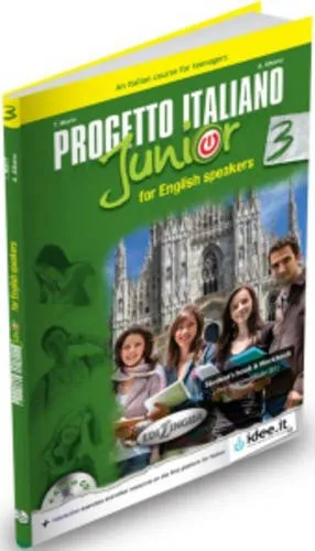 PROGETTO ITALIANO JUNIOR 3 FOR ENGLISH SPEAKER
LIBRO DELLO STUDENTE + AUDIO + VIDEO - PP. 184