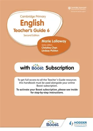CAMBRIDGE PRIMARY ENGLISH TEACHER'S GUIDE STAGE 6 WITH BOOST SUBSCRIPTION SECOND EDITION