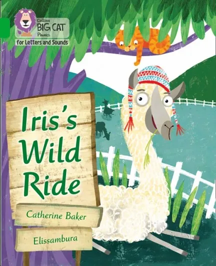 IRIS'S WILD RIDE (SET 4) -FICTION-GREEN - BAND 5