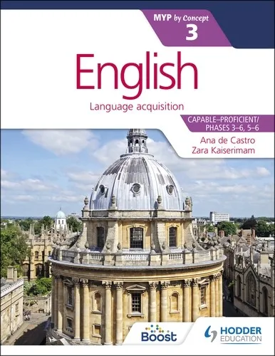 ENGLISH FOR THE IB MYP 3 (CAPABLE–PROFICIENT/PHASES 3-4; 5-6): BY CONCEPT
