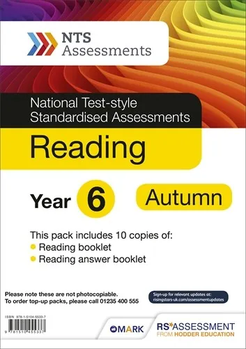 NTS READING YEAR 6, AUTUMN PK10 (NATIONAL TEST-STYLE STANDARDISED ASSESSMENTS)