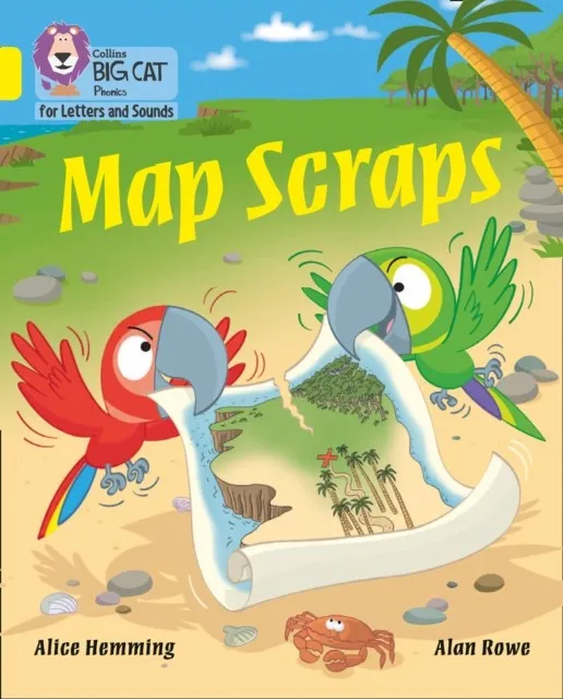 MAP SCRAPS (SET 2)-FICTION-YELLOW - BAND 3