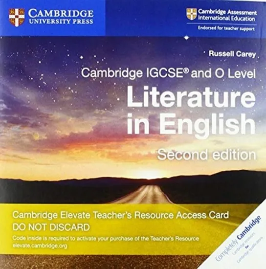 CAMBRIDGE IGCSE™ AND O LEVEL DIGITAL TEACHER'S RESOURCE ACCESS CARD -DIGITAL