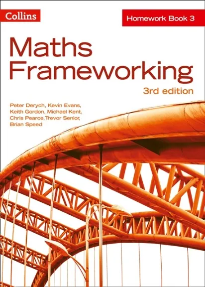 COLLINS MATHS FRAMEWORKING HOMEWORK BOOK 3 3RD