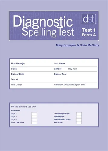 DIAGNOSTIC SPELLING TESTS: TEST 1, FORM A PK10