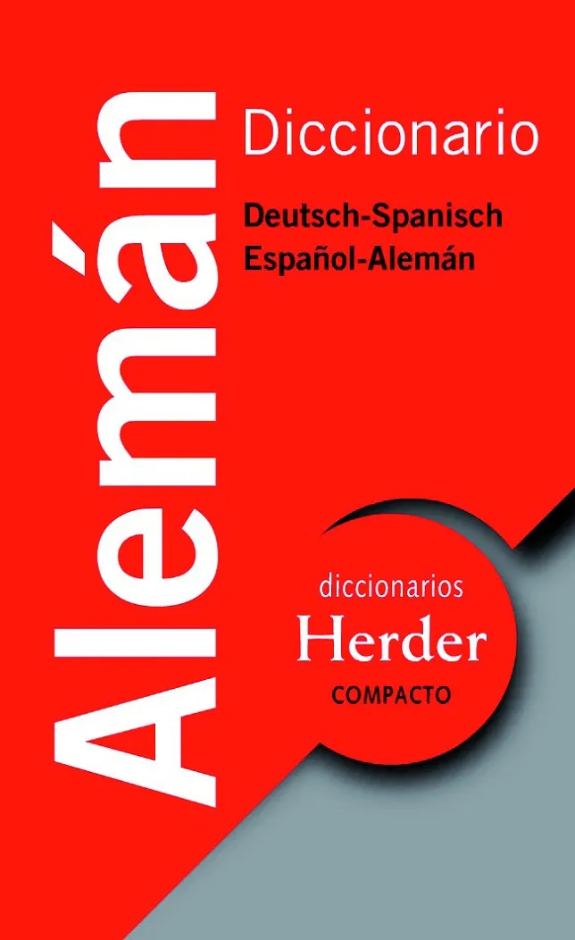 DICCIONARIO HERDER COMPACTO ALEMAN<>ESPAÑOL