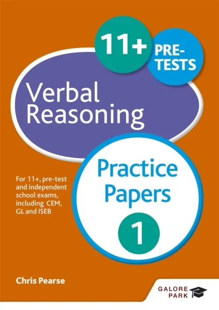 11+ VERBAL REASONING PRACTICE PAPERS 1