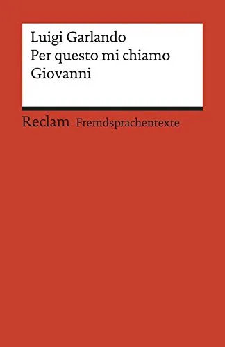 PER QUESTO MI CHIAMO GIOVANNI