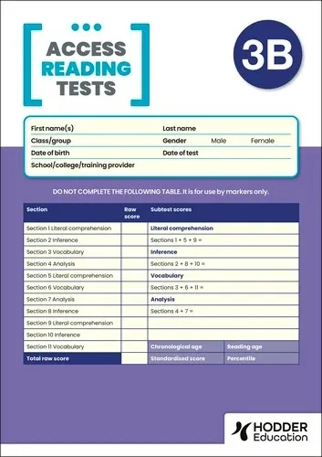 NEW ACCESS READING TEST (ART) 3B, PK10