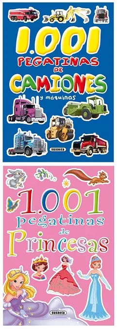 1001 pegatinas de... (2 títulos)