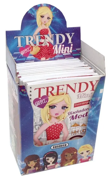 Estuche Mini trendy girl 4 títulos