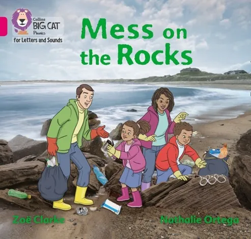 MESS ON THE ROCKS (SET 2)-NON-FICTION-PINK - BAND 1B