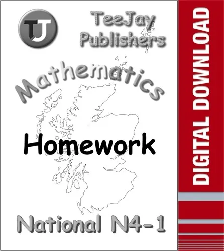 TEEJAY NATIONAL 4 MATHEMATICS HOMEWORK PACK (BOOK 1)-DIGITAL