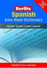 BERLITZ SPANISH EASY READ DICTIONARY