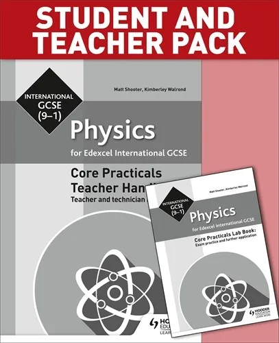 EDEXCEL INTERNATIONAL GCSE (9-1) PHYSICS LAB BOOK PACK WITH TEACHER BOOK-DIGITAL