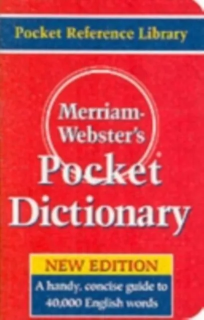 D.I MERRIAM WEBSTER'S POCKET DICTIONARY