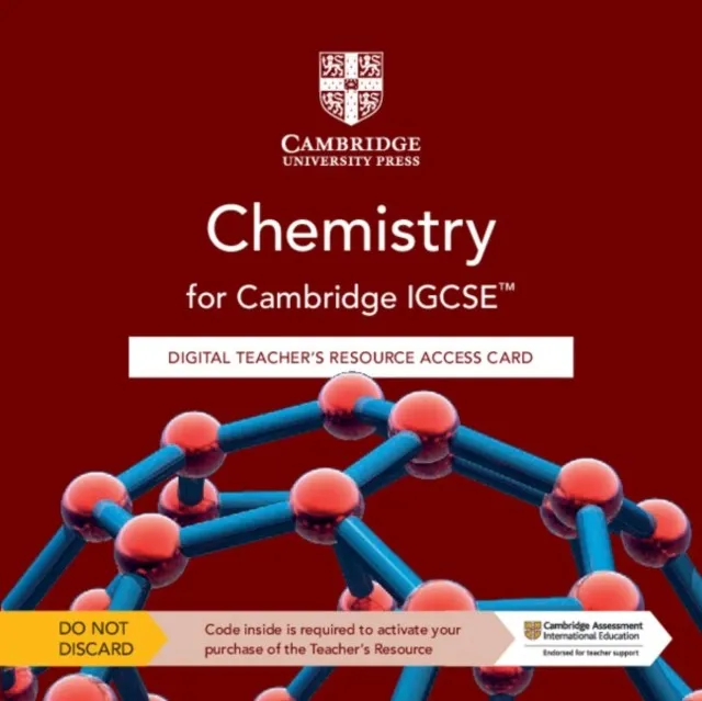 CAMBRIDGE IGCSE™ CHEMISTRY DIGITAL TEACHER'S RESOURCE ACCESS CARD-DIGITAL
