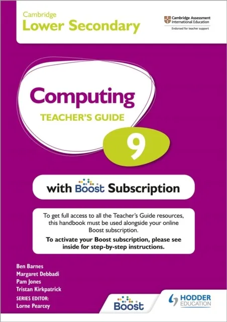 CAMBRIDGE LOWER SECONDARY COMPUTING 9 TEACHER'S GUIDE WITH BOOST SUBSCRIPTION