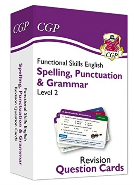 FUNCTIONAL SKILLS ENGLISH REVISION QUESTION CARDS: SPELLING, PUNCTUATION & GRAMMAR - LEVEL 2