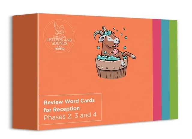 REVIEW WORD CARDS FOR RECEPTION (READY-TO-USE CARDS): PHASES 2, 3 AND 4 -CLASSROOM RESOURCES
