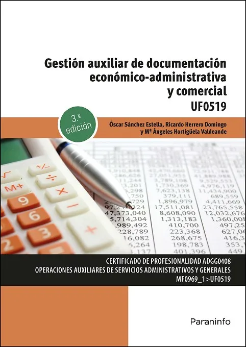 GESTIÓN AUXILIAR DE DOCUMENTACIÓN ECONÓMICO-ADMINISTRATIVA Y COMERCIAL