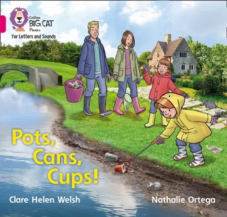 POTS, CANS, CUPS! (SET 4)-NON-FICTION-PINK - BAND 1B