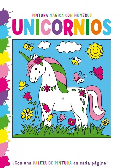 PINTURA MAGICA CON NUMEROS - UNICORNIOS