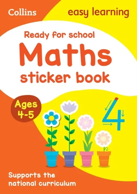 READY FOR SCHOOL: MATHS STICKER BOOK AGES 4-5