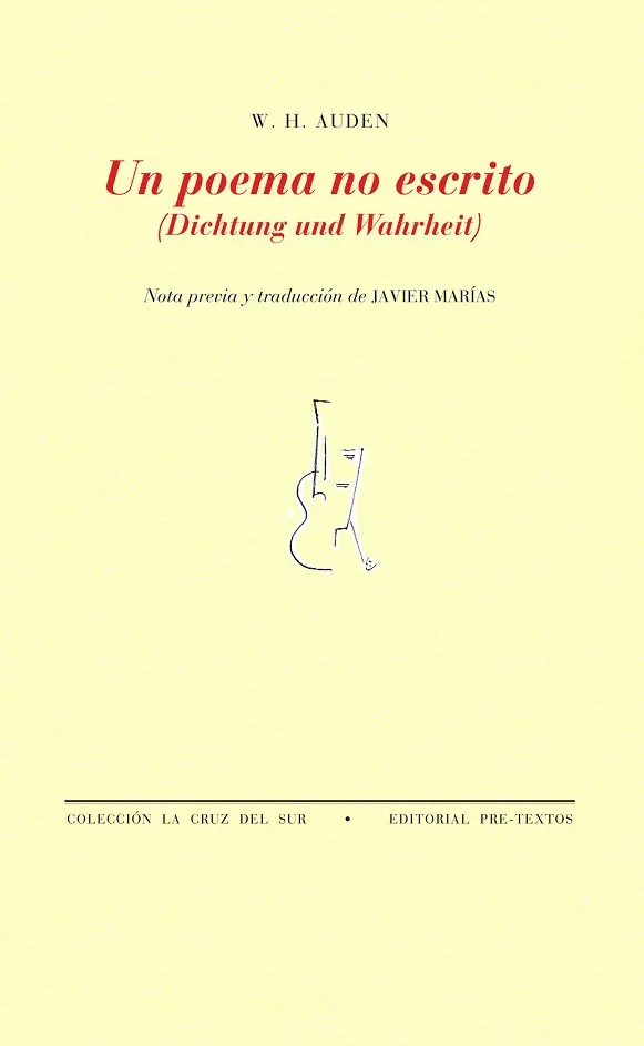 Un poema no escrito. (Dichtung und Wahrheit)
