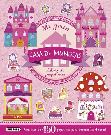 Mi gran casa de muñecas, libro de pegatinas