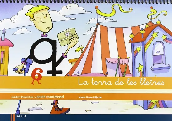 Quadern d'escriptura 6 Infantil La terra de les lletres