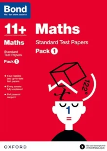 BOND 11+: MATHS: STANDARD TEST PAPERS (FOR GL ASSESSMENT & OTHER 11 PLUS EXAMS) : PACK 1