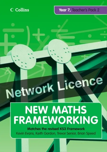 COLLINS MATHS FRAMEWORKING YEAR 7 TEACHER'S GUIDE BOOK 2 (LEVELS 4–5): NETWORK LICENCE (DOWNLOAD 2ND EDITION) *DIGITAL*