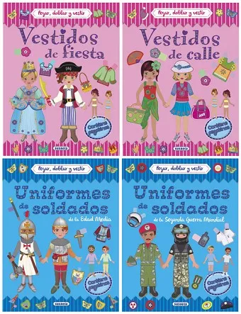 Pegar, doblar y vestir (4 títulos)