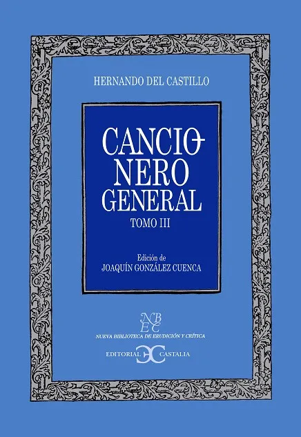 Cancionero general. Tomo III .