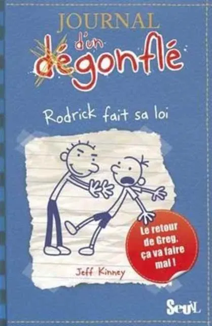 JOURNAL D'UN D'GONFL', TOME 2. RODRICK FAIT SA LOI(LE) T2