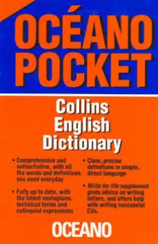 POCKET COLLINS ENGLISH DICTIONARY RUSTIC.