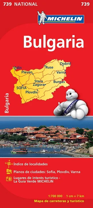 Mapa National Bulgaria