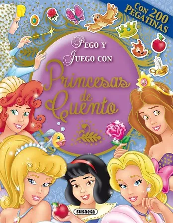 Pego y juego con princesas de cuento