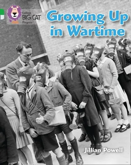 GROWING UP IN WAR-TIME-FICTION-GREEN / DIAMOND