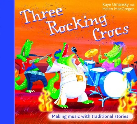 THREE ROCKING CROCS