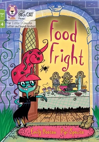 FOOD FRIGHT (PHASE 4 SET 2 BLENDING PRACTICE) -FICTION-7+ READERS