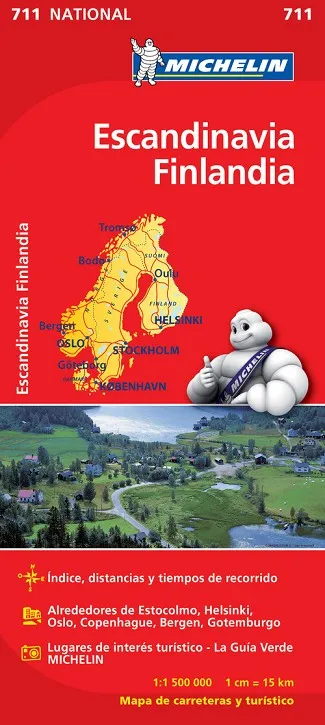 Mapa National Escandinavia Finlandia
