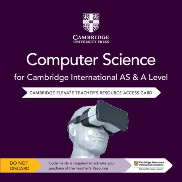 CAMBRIDGE INTERNATIONAL AS & A LEVEL COMPUTER SCIENCE DIGITAL TEACHER'S RESOURCE ACCESS CARD-DIGITAL