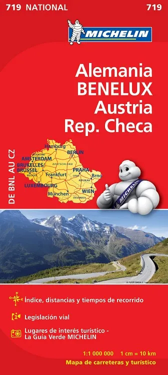 Mapa National Alemania BENELUX Austria Rep. Checa