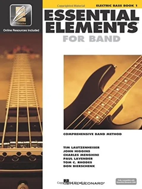 ESSENTIAL ELEMENTS FOR BAND - ELECTRIC BASS BOOK 1 WITH EEI